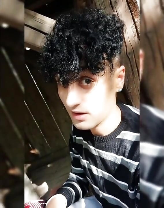 Boy Plays with Used Condom and Cum for Request From Straight Friend