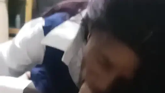 Hot 18 year school black black slut stepdaughter sucks daddies white cock