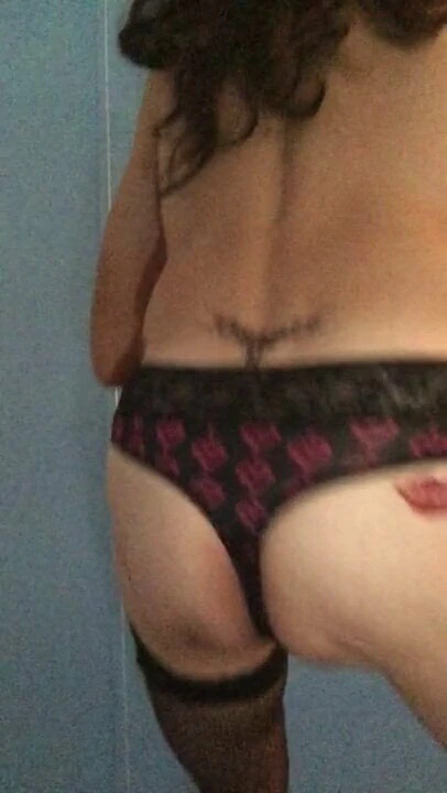 Tramp stamp sissy