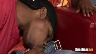 Black twink blowjob