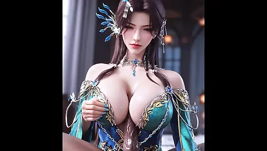3D-mädchen aus einer anderen simulation- 3D-animation hentai