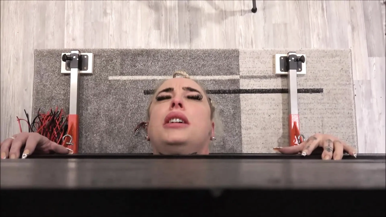 Sex Slave in Pillory Used and Inseminated