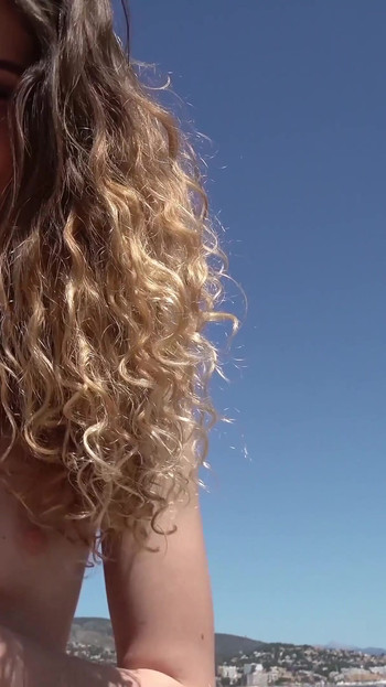 Must-share moment from "GERMAN SCOUT - Magaluf Holiday Teen Candice Public Casting"