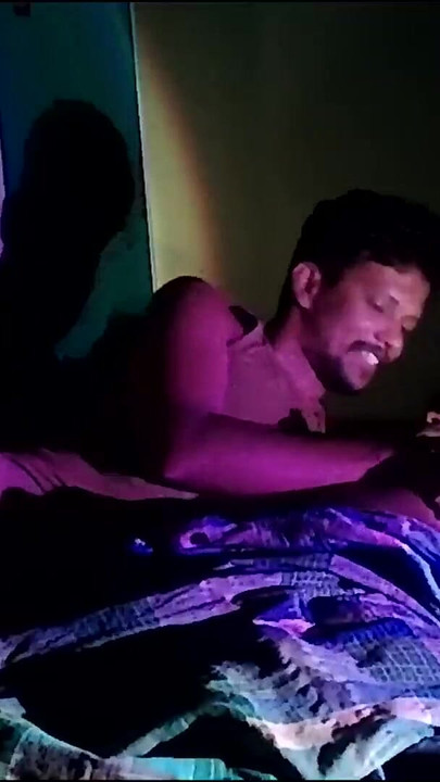 Spectacular moment from "Indian village house sexy wife boobs kissing ass"