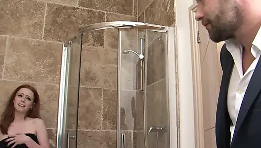 Between Stepbrothers-in-law Scene-3_sexy Redhead Ella Hughes Decides to Fuck Her Stepbrother in Law in the Bathroom