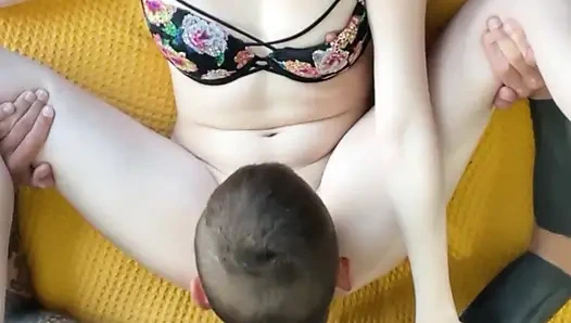 Kontol besar daddy hoss kado ngentot cewek toket besar doxy di sebelah rumah dengan penuh gairah sampai dicrot di dalam - pov