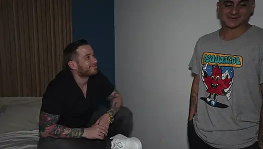 Petite colombian destroyed by two big dicks! DP