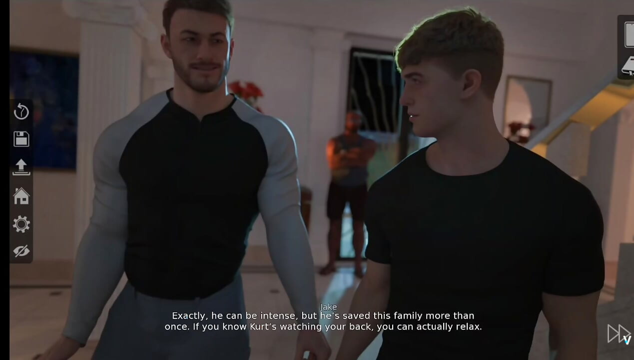 Amazing bachelor party with only straight men.