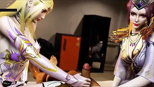 Virtual Goddess of Endless Desire Glow - 3D Animation Hentai