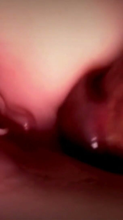 very close-up cock enters my secretary wet holes | Clip 1