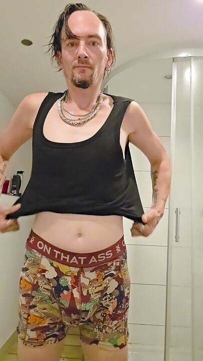 When I showered, I got a boner