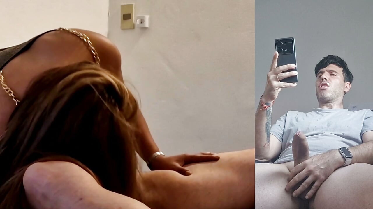 My Boyfriend Sees How I Suck Another Cock