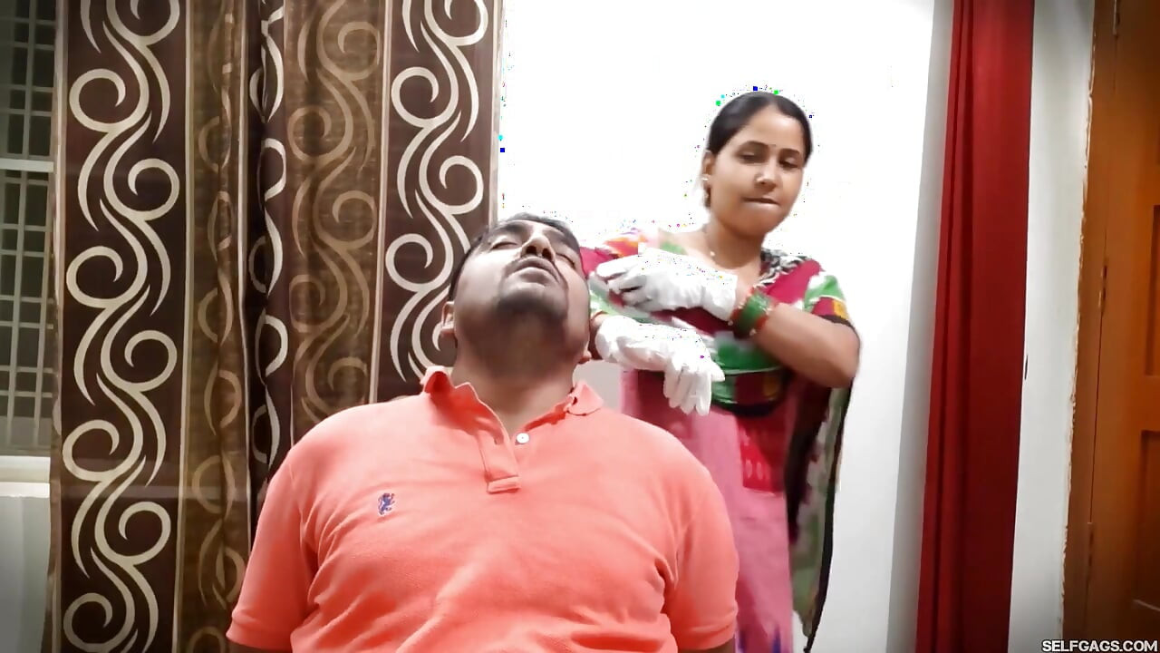 Gloved Handgag for Lazy Husband!