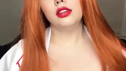 Redhead Nurse Sucks