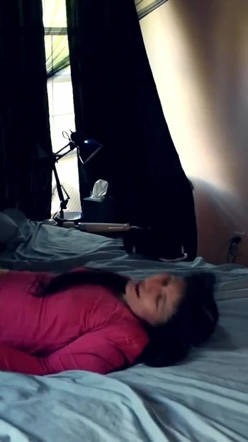 Must-see moment from "Horny college girl with pig tails humps pillow"