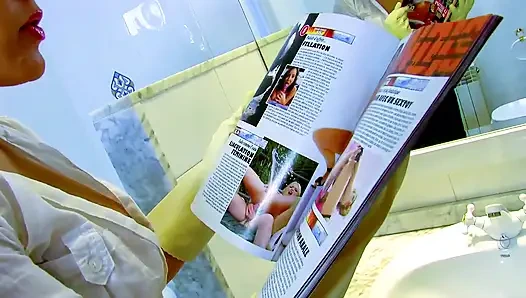 shannya fisting in the bathroom