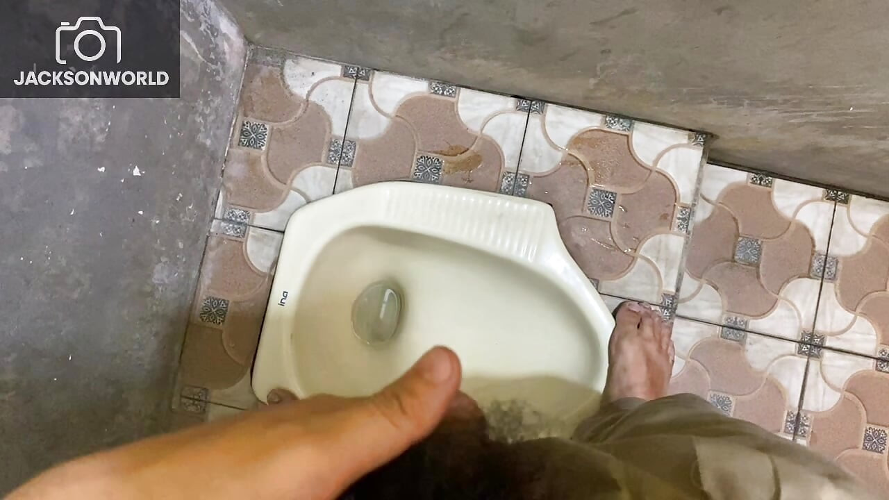 Solo masturbate in Bathroom