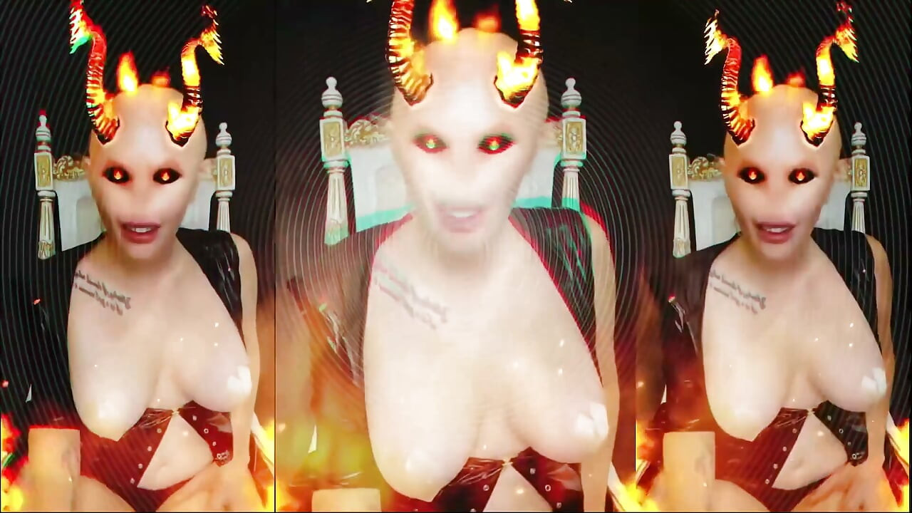 I am your lustful new religion and new dark GOD inside your weak obedient mind!