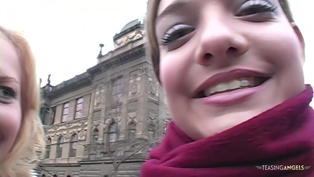 While sightseeing Mischel and Chichita get seduced by a horny BBC for a wild threesome