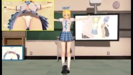 mmd naked dance