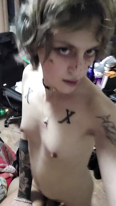 The first time that I fucked the Trans DJ, she's now my whore