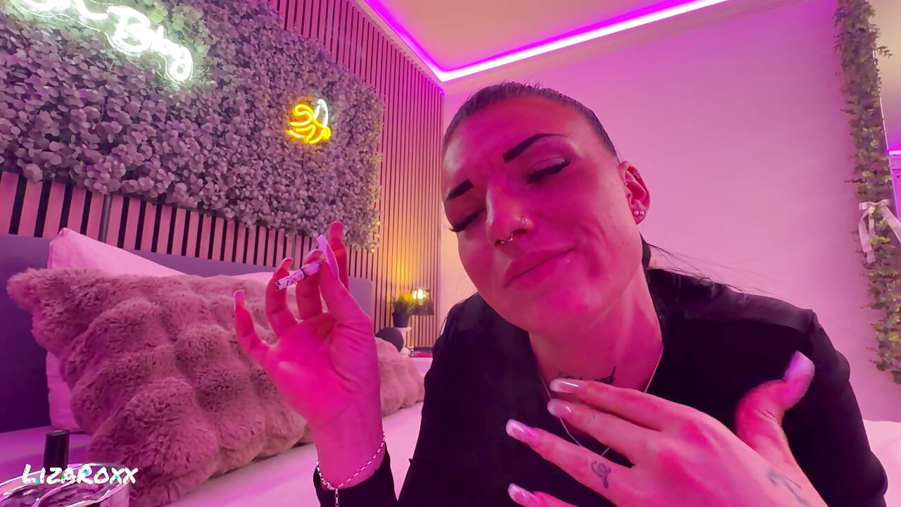 Caught Me Smoking Turned Into a Sloppy Blowjob POV