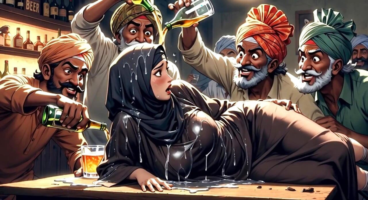 Muslim Babes Twerking Comp: Beer-Soaked Sluts Grouped in Indian Bars