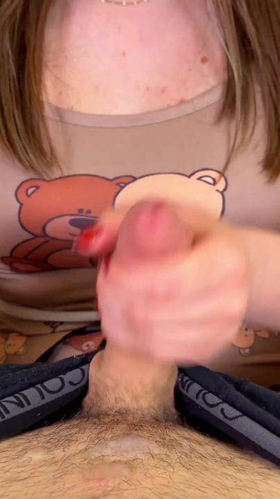 CUM IN 17 SEC - Super Mega Fast Handjob and POST ORGASM TORTURE!!! | Clip 2