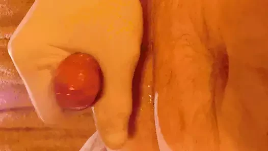 küçük horoz alma ovuşturdu ve sıkılmış