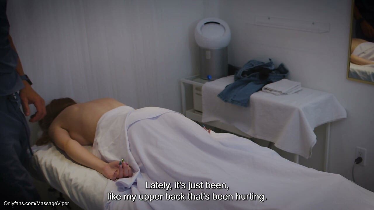 Cute girlfriend goes to the spa for a massage and gets more than she bargained for