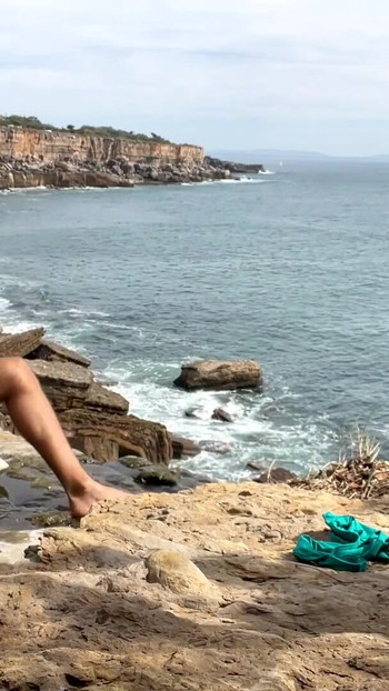 Unforgettable moment from "Public Sex With A Big White Bubble Butt Portuguese Nympho"