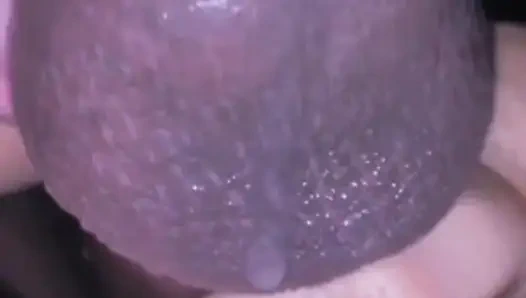 I love suck his huge Black cock head