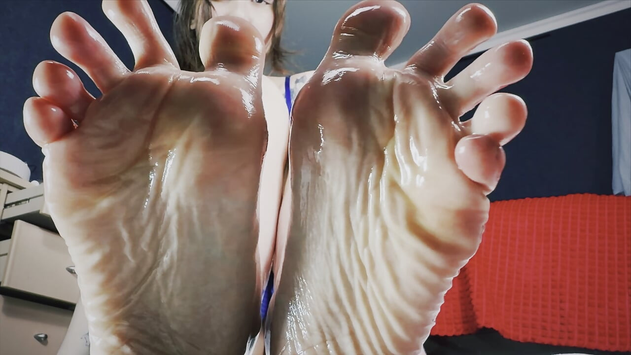 Oiled Feet Asmr Slow Sole POV & Deep Whisper Tease