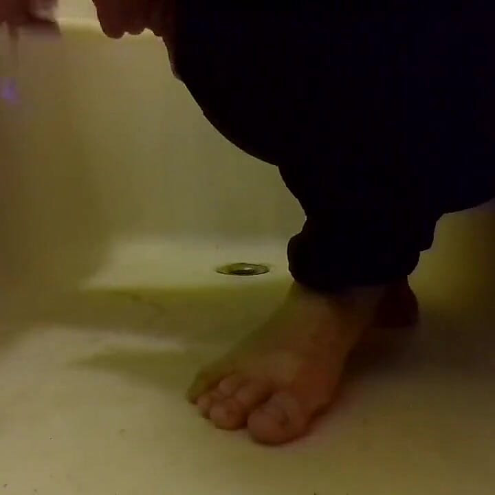Stripping Buttnaked; Peeing in My Mouth & on My Face, Titties and Asshole