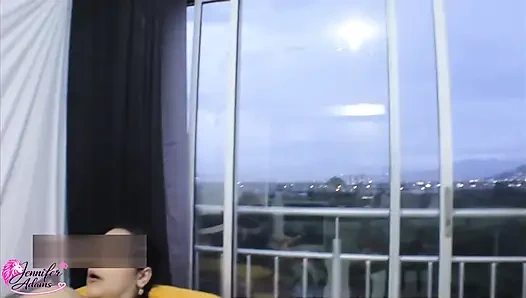 I play with my stepmother pretending to be her husband and I fuck her blindfolded and when she discovers me she continues the game and I give her everything