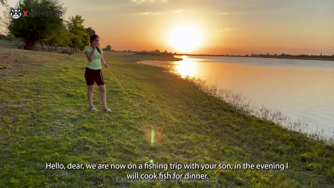 - 学习如何钓鱼。继母教继子钓鱼等等