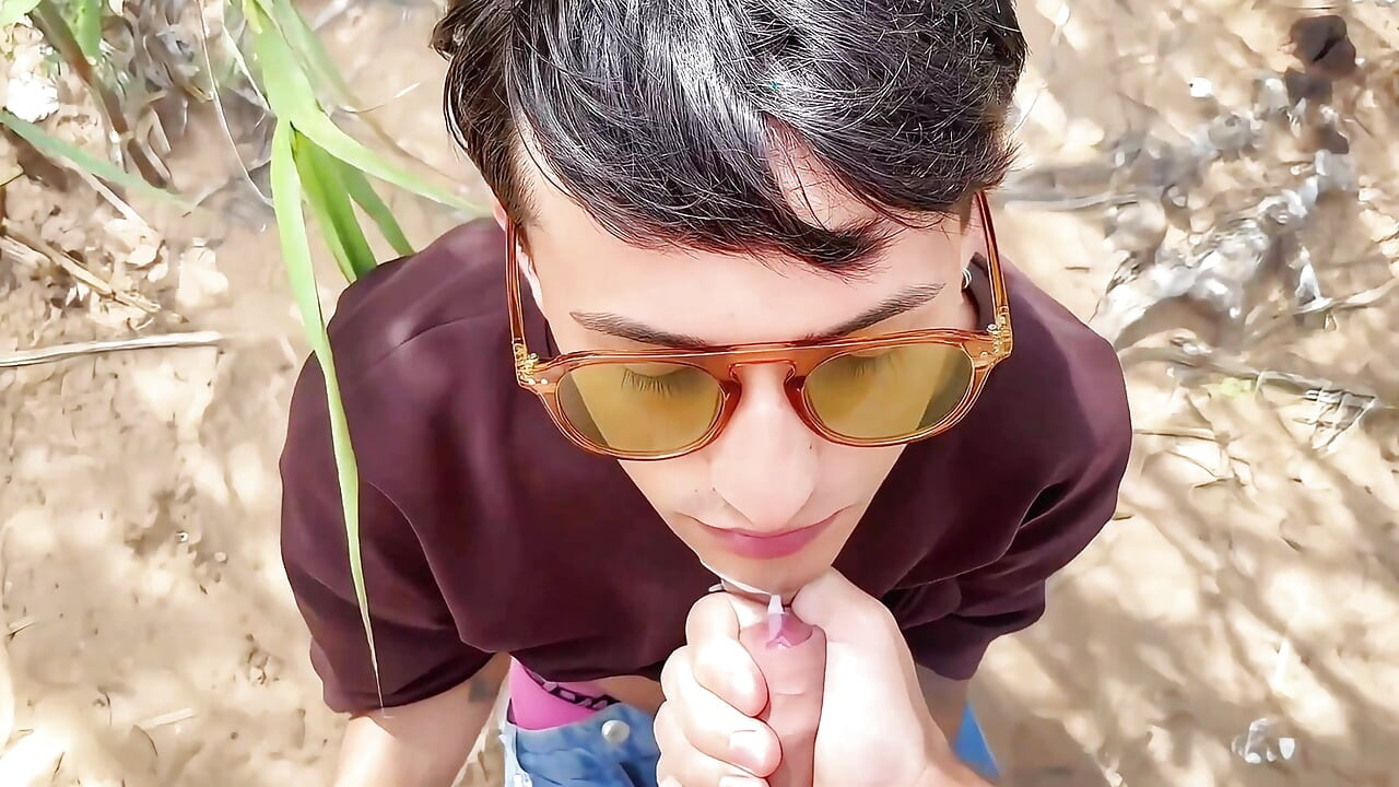 Hot gay sex outdoors