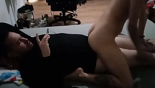 Excited Young Woman Rides Her Neighbor's Cock Out of Revenge for Her Ex-boyfriend