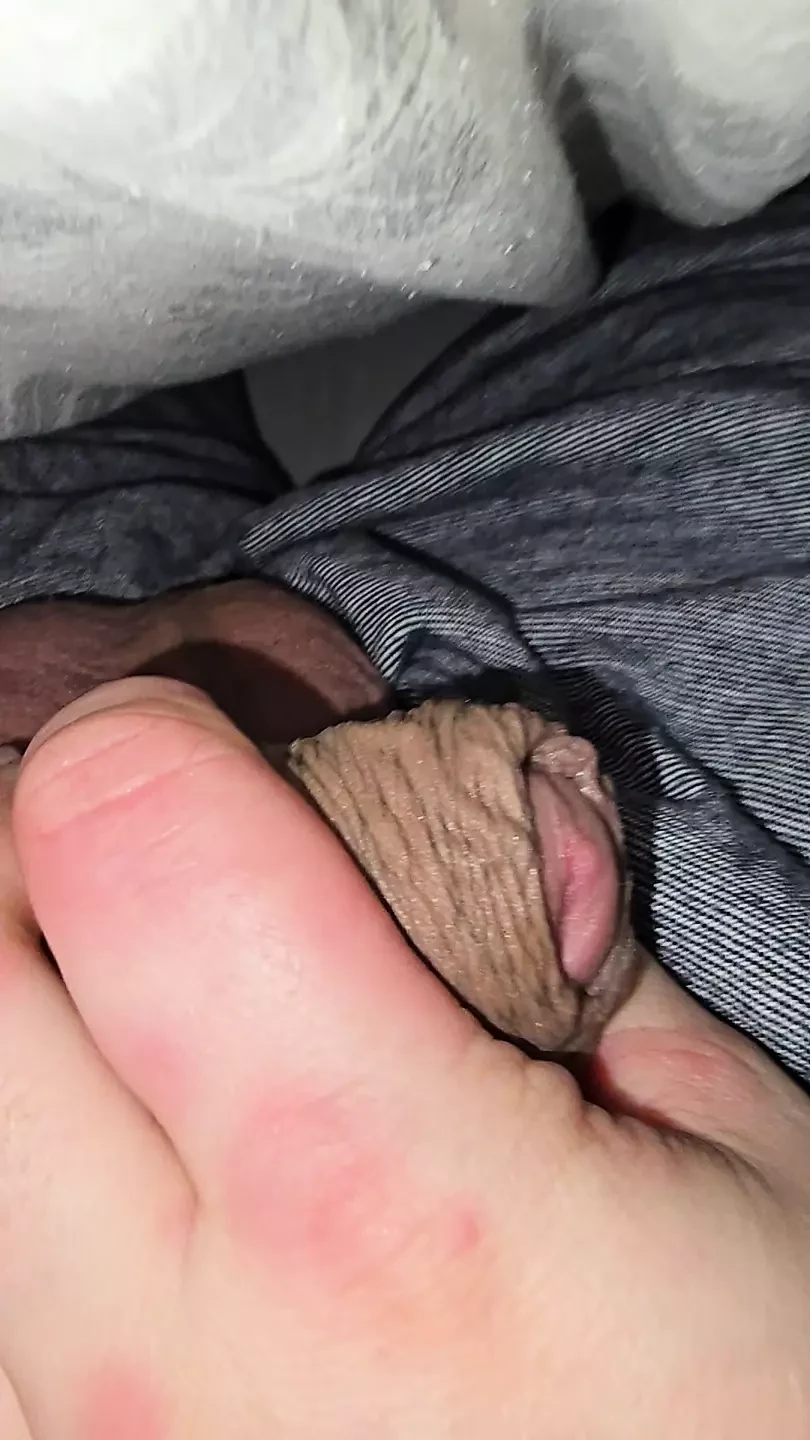 Step mom handjob step son dick under blanket without shame