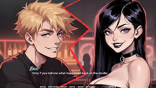 My New Girlfriend  Taboo Hentai Game  Ep.40 Goth Girl Blowbang in the Toilet!