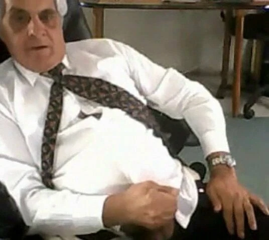 Daddy at the office 130721