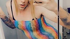 Rainbow Girl Loves to Fuck