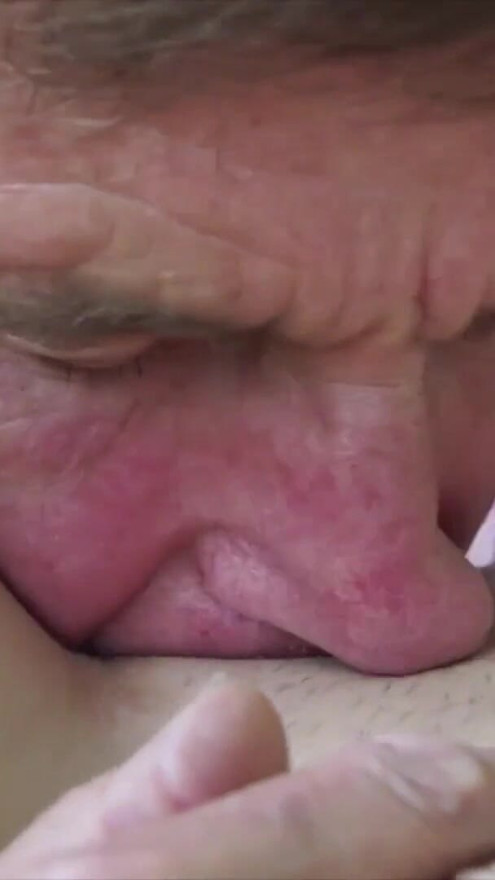 The most tasty 18 years old pussy this grandpa had sex with | Clip 2