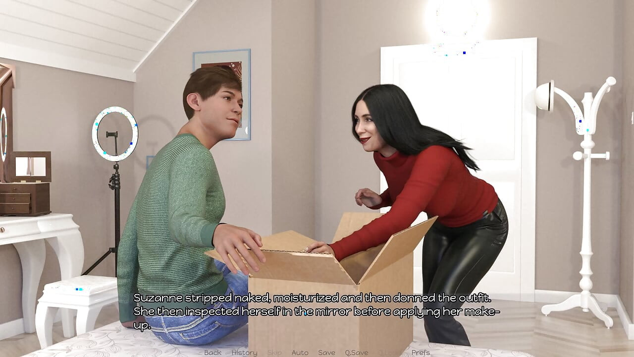 The Three Panels: Cuckold Watches His Wife Doing Interracial BDSM Porn Her as Dominatrix and Her Subs - Episode 14