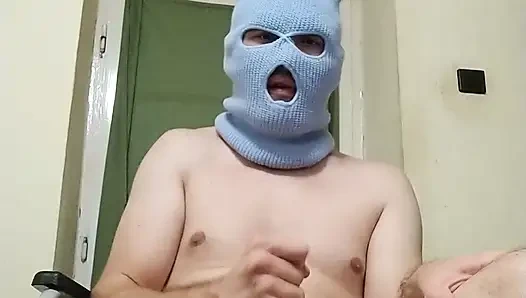 German boy in wheelchair masturbating