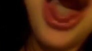 Milf blowjob cum in mouth