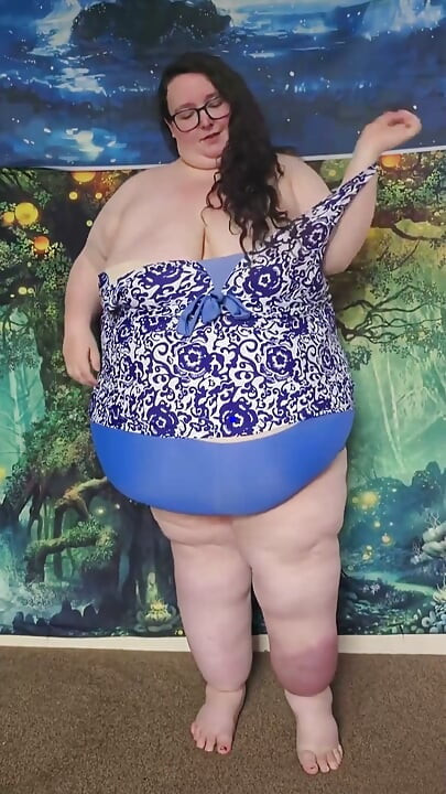 SSBBW Giant Fat Body Swim Suit with Help