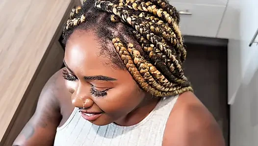 Kitchen Fucking POV  Black on Black