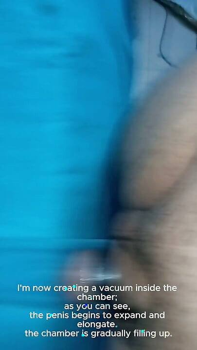 POV: Testing a penis pump.