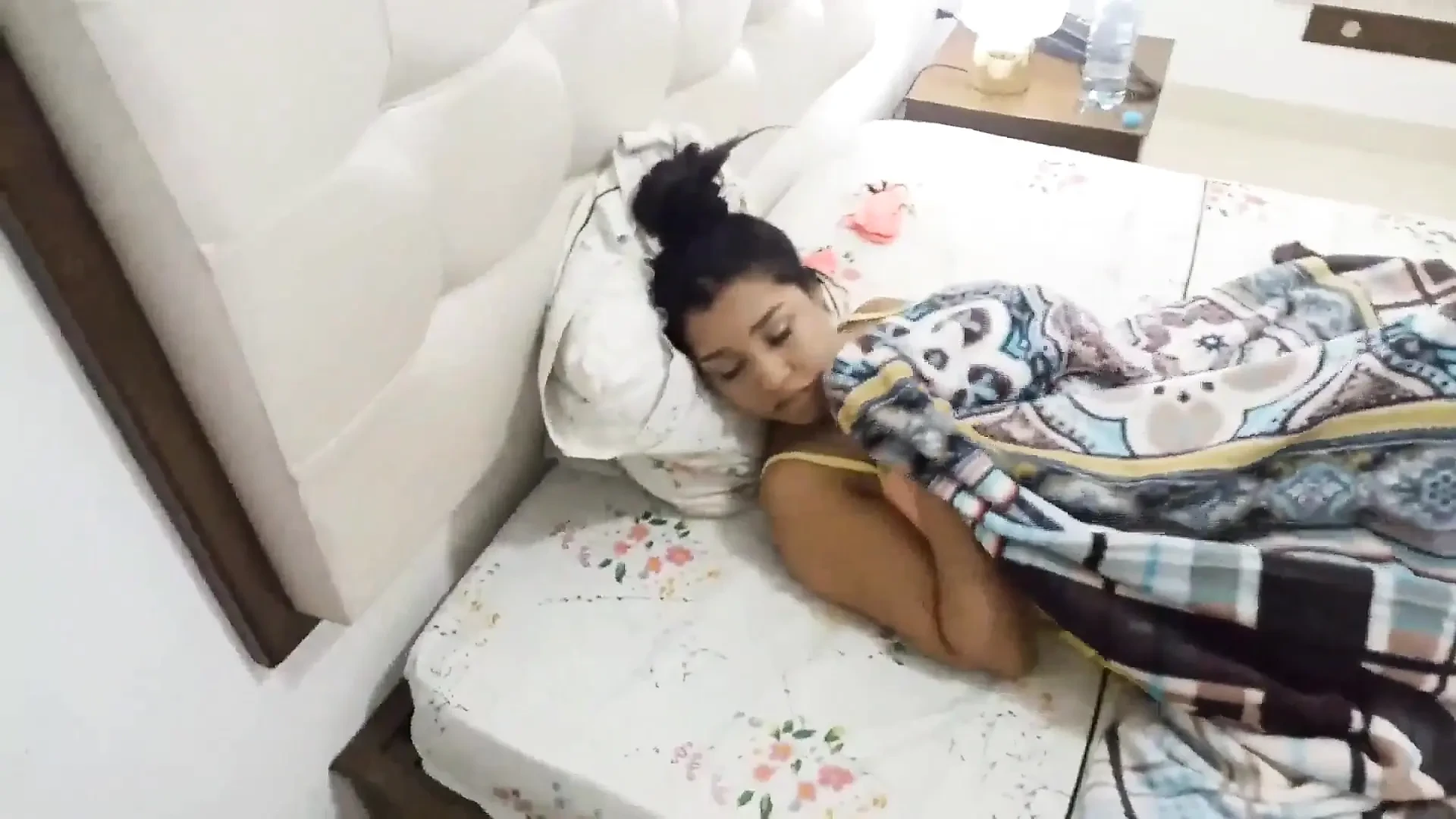 18 year old brunette big saggy tits from New York United States fucking her stepbrother’s big dick part 3